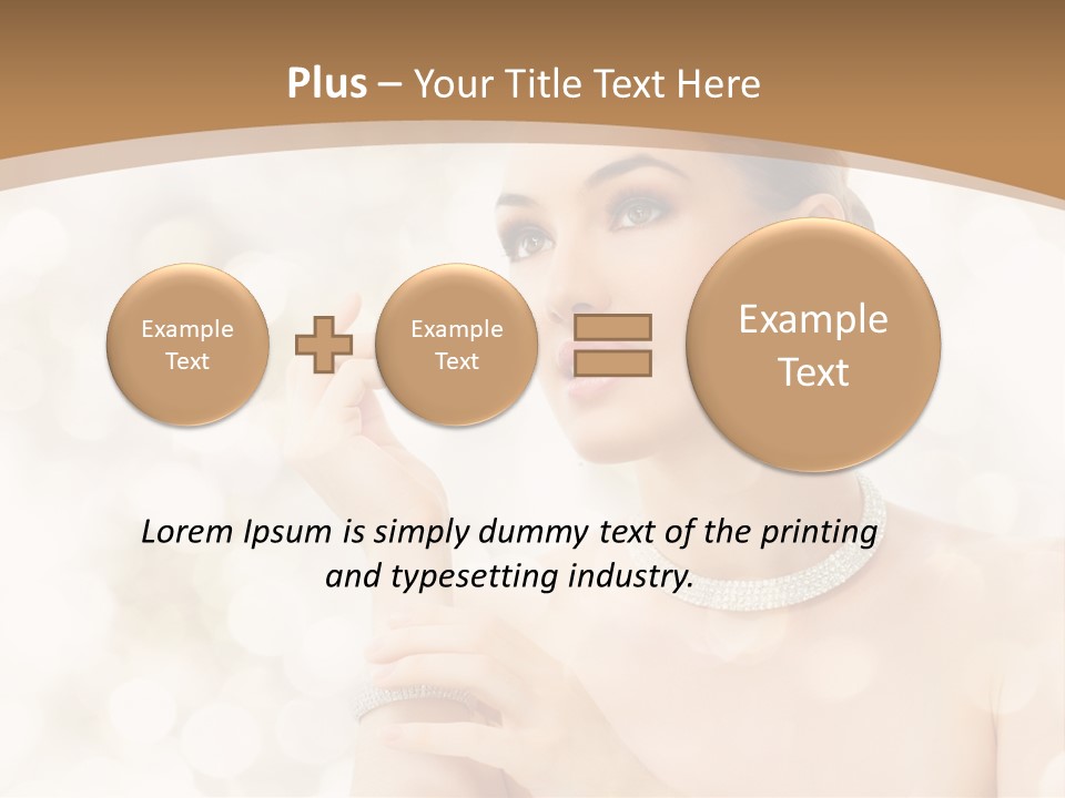 Body Shoulders Closeup PowerPoint Template