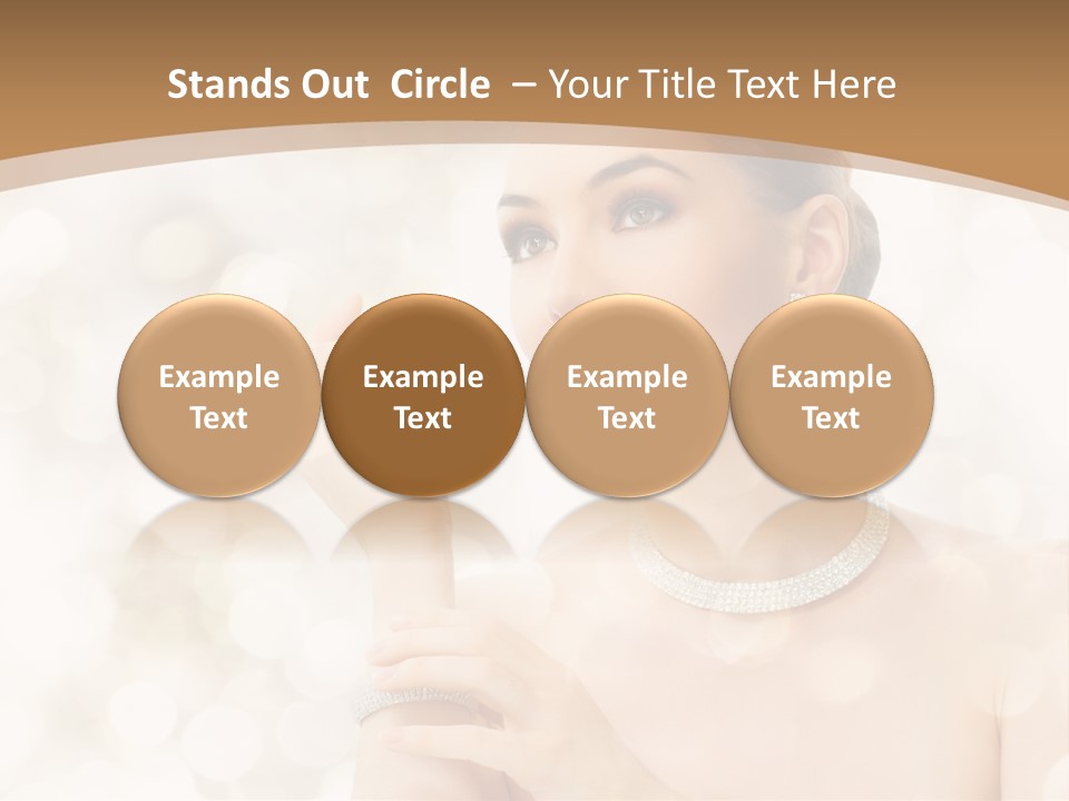 Body Shoulders Closeup PowerPoint Template