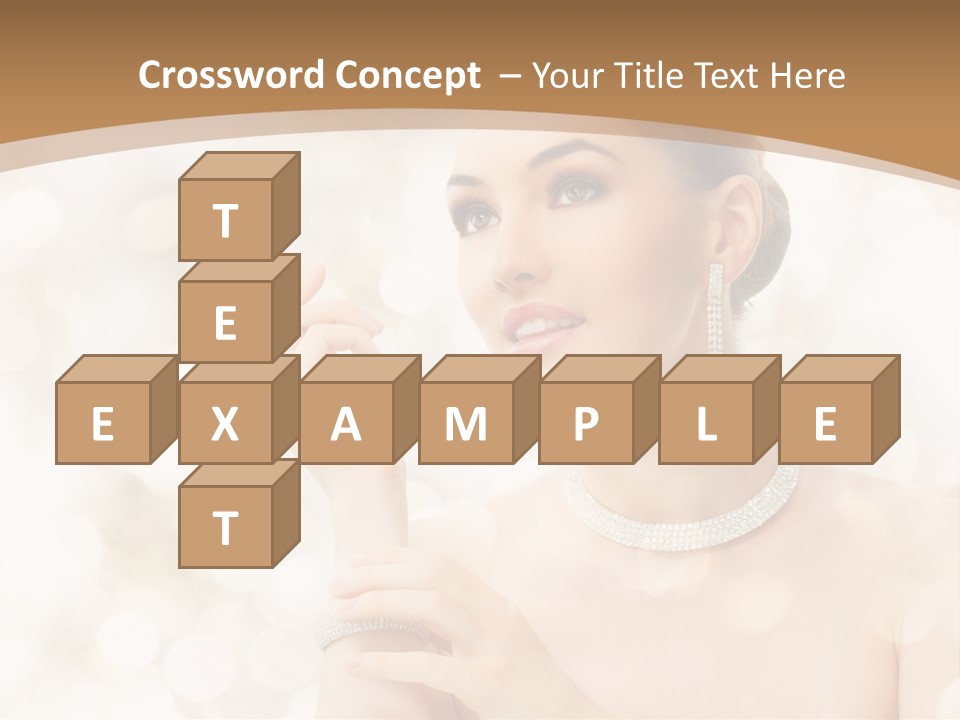 Body Shoulders Closeup PowerPoint Template