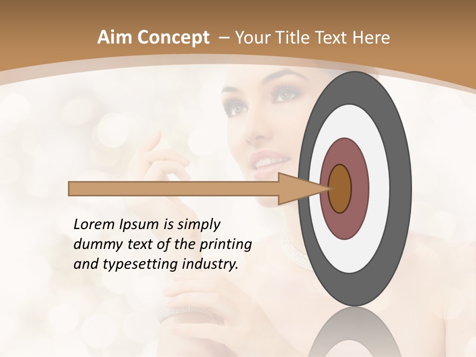 Body Shoulders Closeup PowerPoint Template