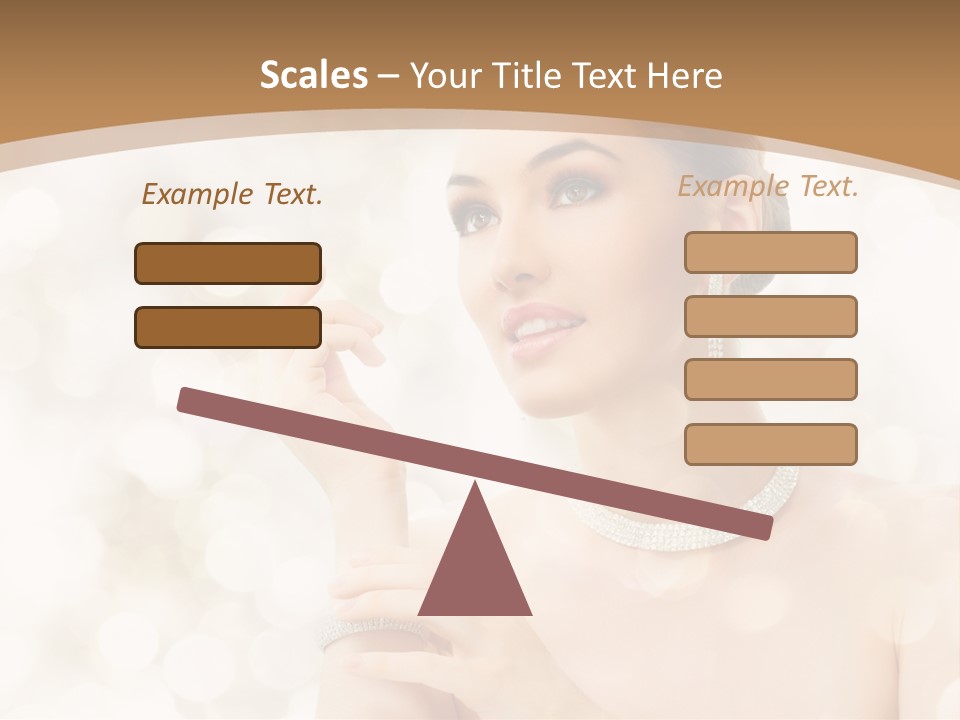 Body Shoulders Closeup PowerPoint Template