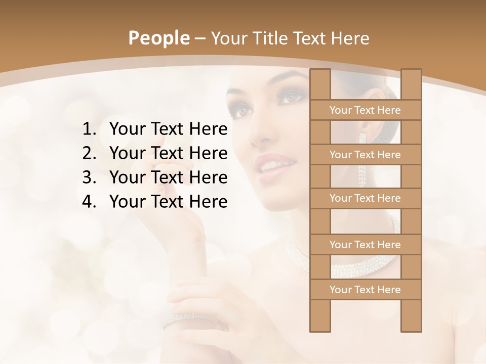 Body Shoulders Closeup PowerPoint Template