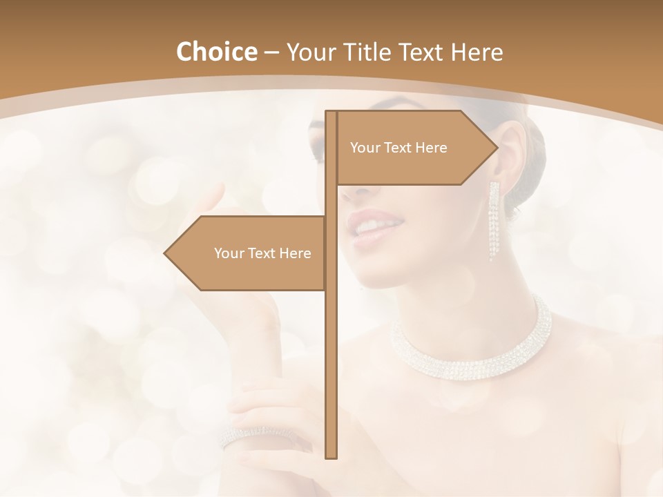 Body Shoulders Closeup PowerPoint Template