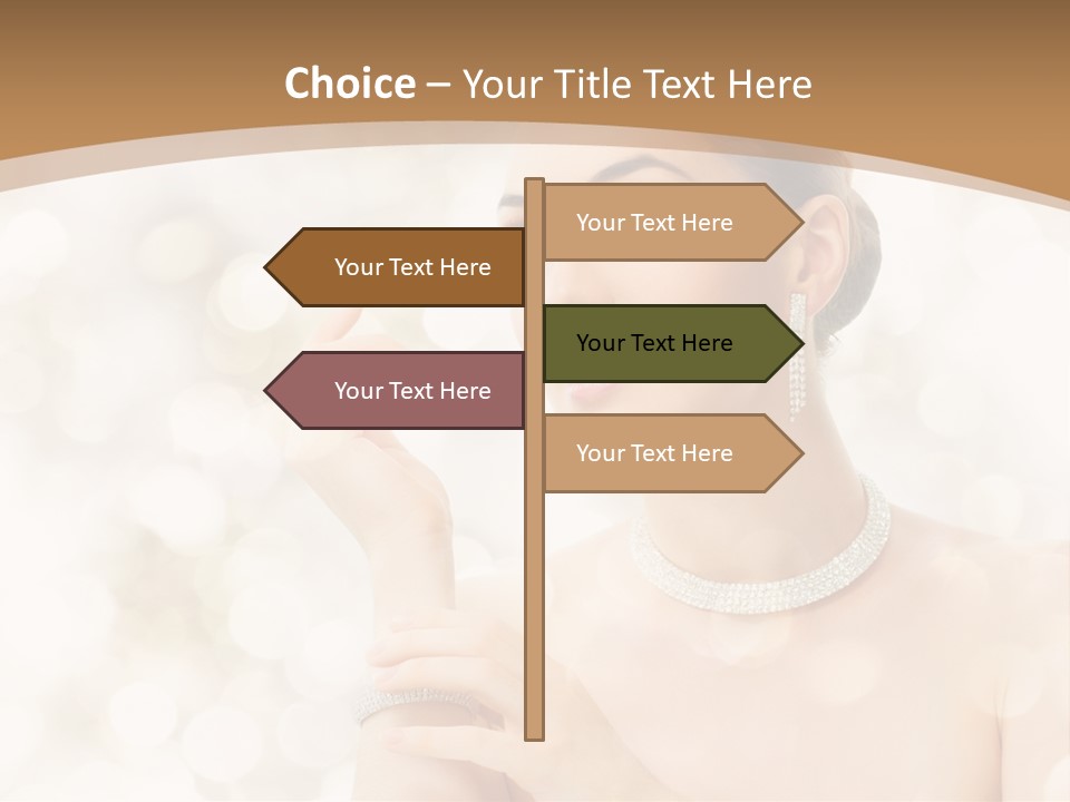 Body Shoulders Closeup PowerPoint Template