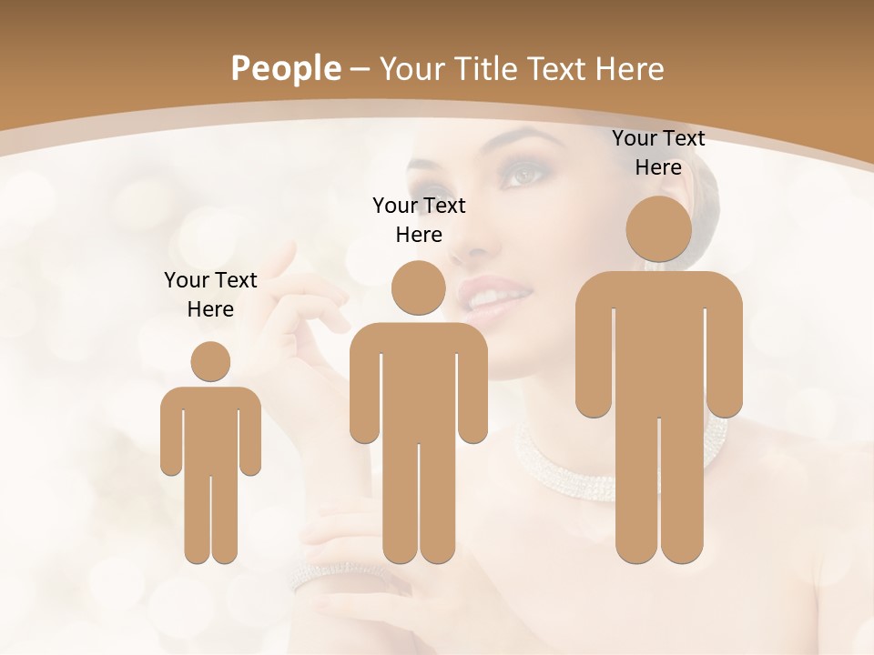 Body Shoulders Closeup PowerPoint Template
