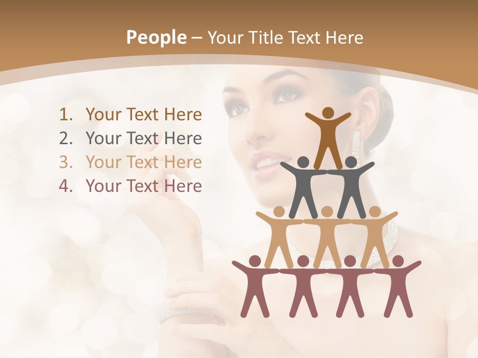 Body Shoulders Closeup PowerPoint Template