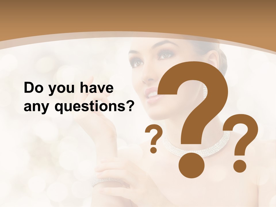 Body Shoulders Closeup PowerPoint Template