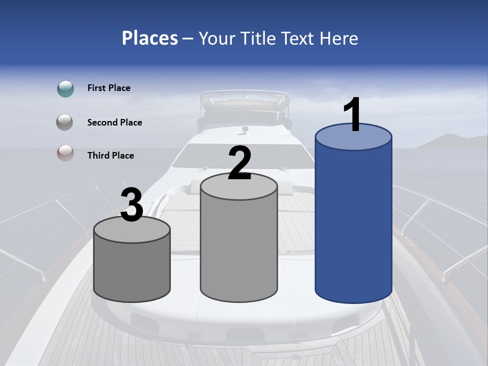 Boat Speed Ocean PowerPoint Template