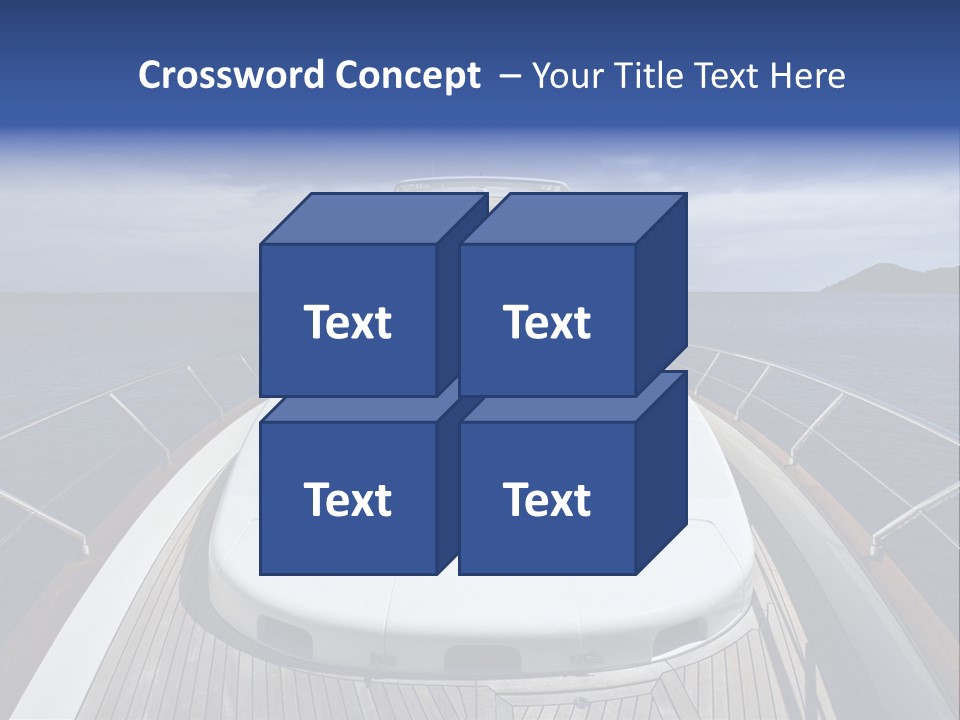 Boat Speed Ocean PowerPoint Template