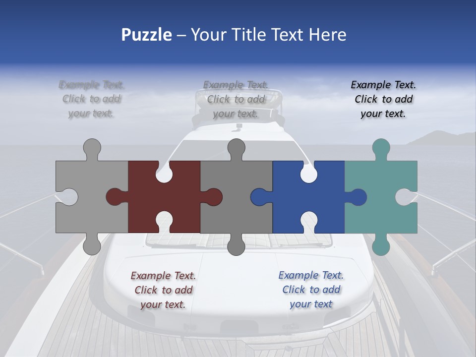 Boat Speed Ocean PowerPoint Template