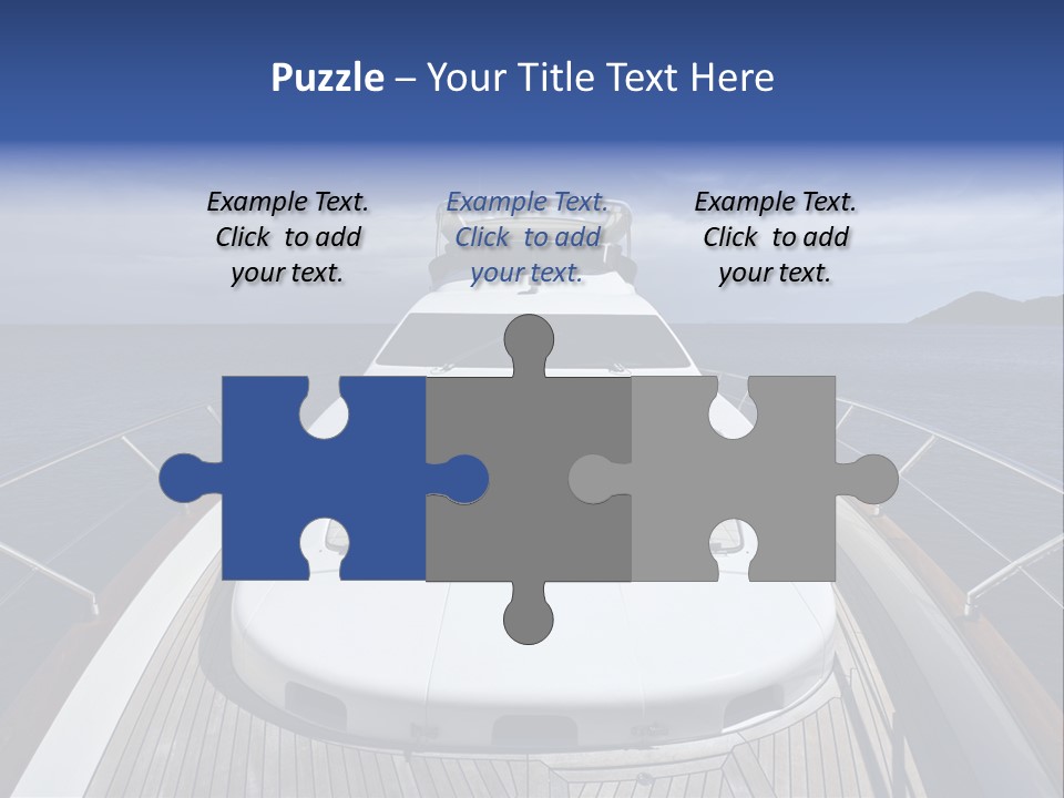 Boat Speed Ocean PowerPoint Template