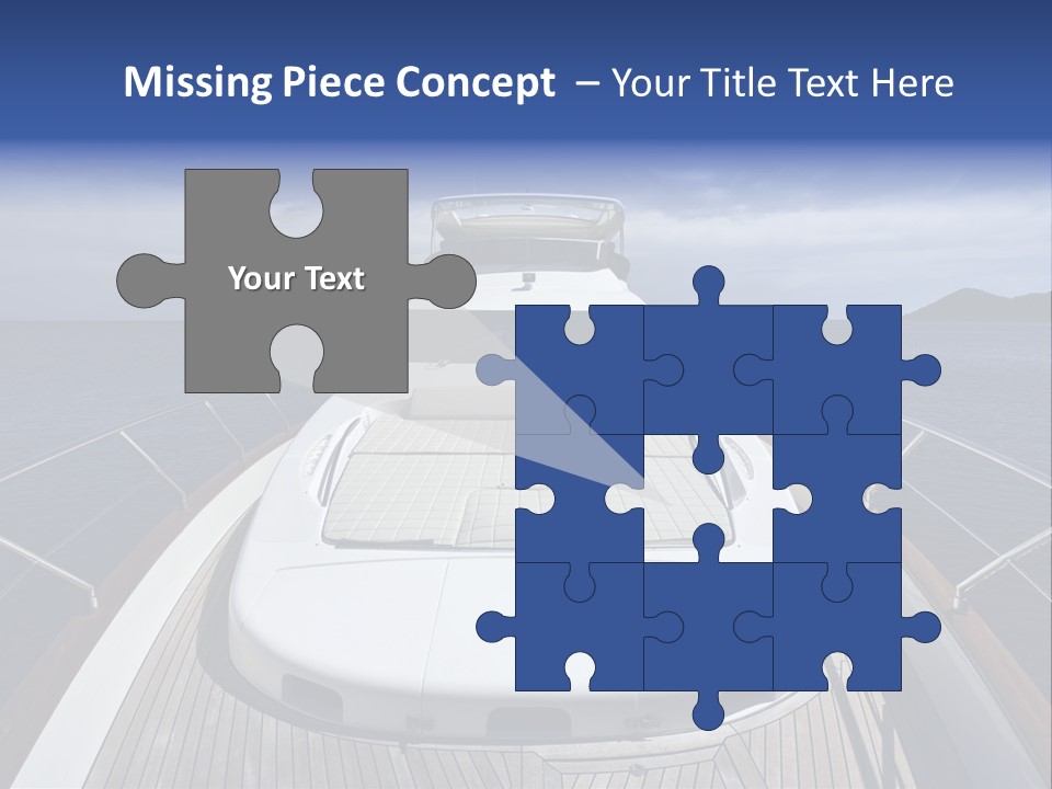 Boat Speed Ocean PowerPoint Template