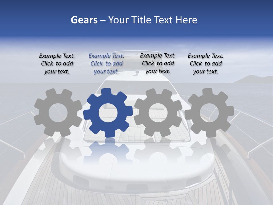 Boat Speed Ocean PowerPoint Template