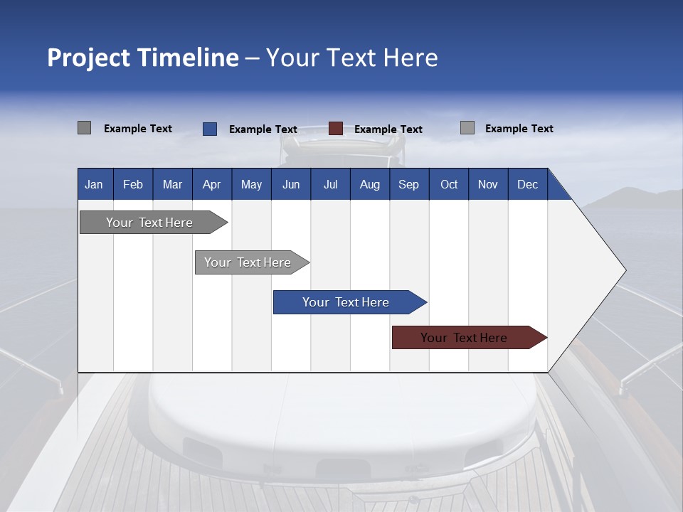 Boat Speed Ocean PowerPoint Template