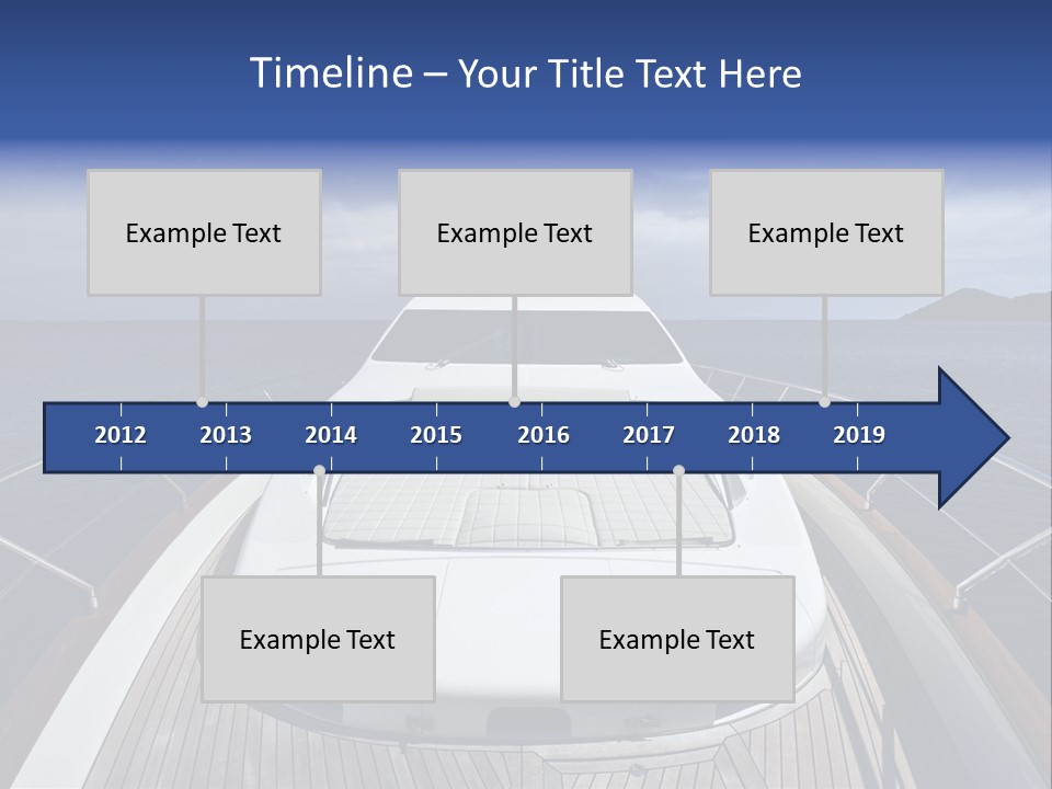 Boat Speed Ocean PowerPoint Template