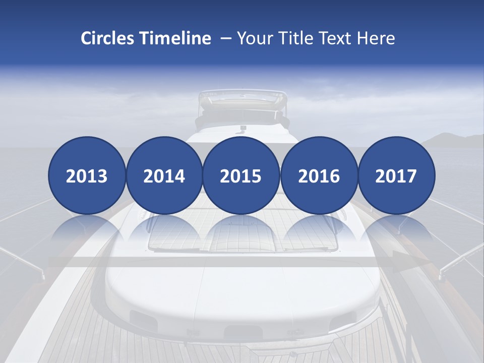 Boat Speed Ocean PowerPoint Template