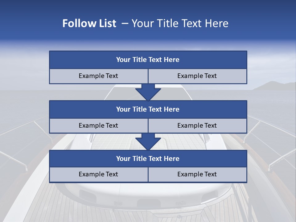 Boat Speed Ocean PowerPoint Template
