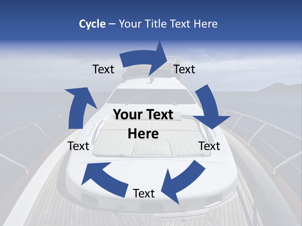 Boat Speed Ocean PowerPoint Template