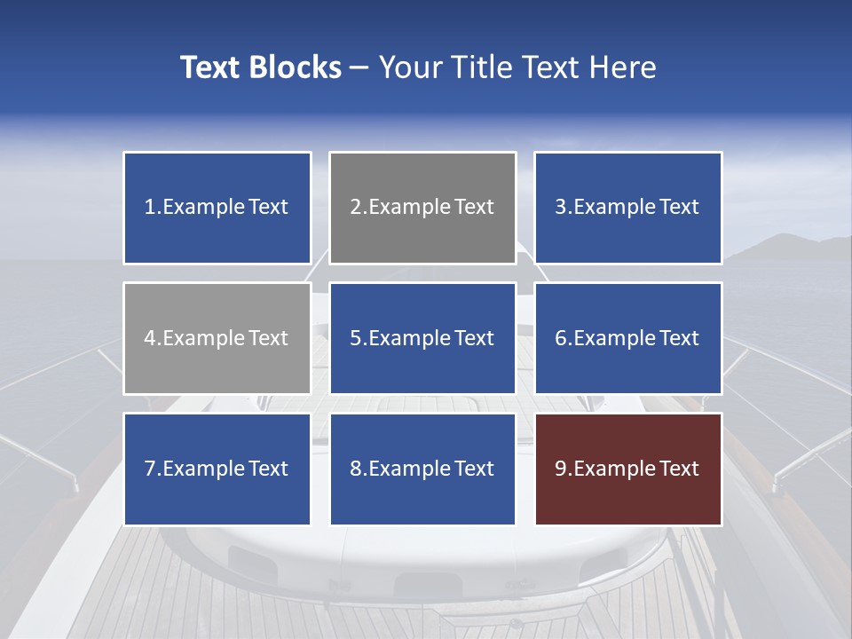 Boat Speed Ocean PowerPoint Template