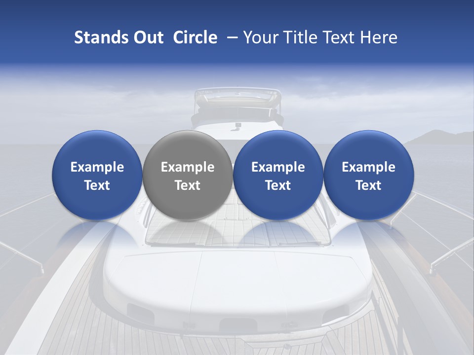 Boat Speed Ocean PowerPoint Template