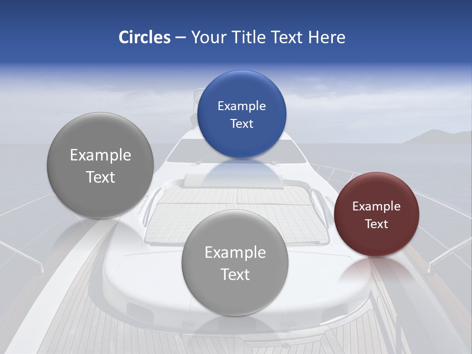 Boat Speed Ocean PowerPoint Template