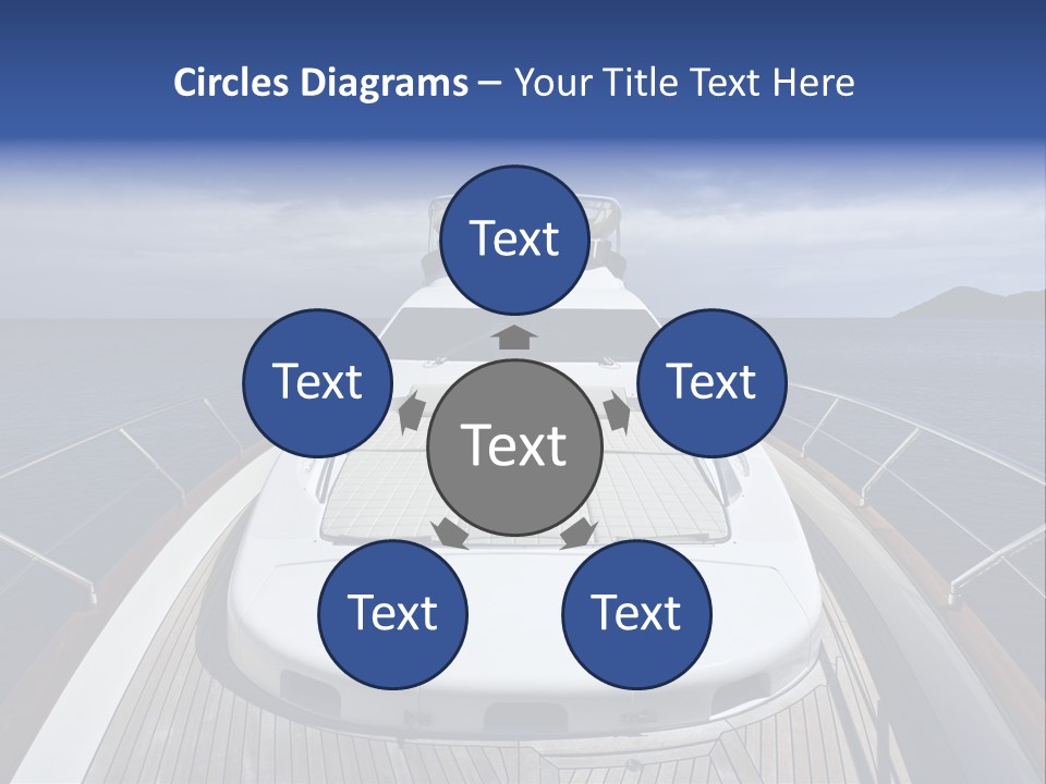 Boat Speed Ocean PowerPoint Template