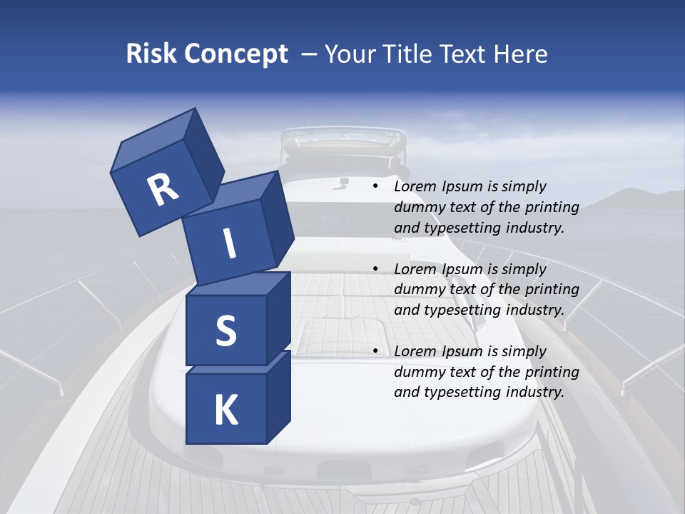 Boat Speed Ocean PowerPoint Template