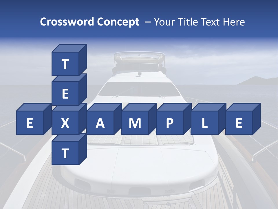 Boat Speed Ocean PowerPoint Template