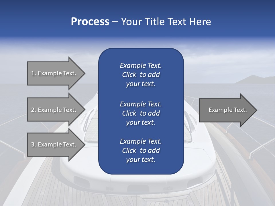 Boat Speed Ocean PowerPoint Template