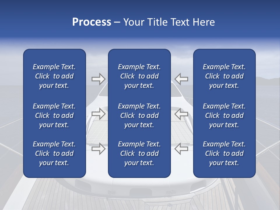 Boat Speed Ocean PowerPoint Template
