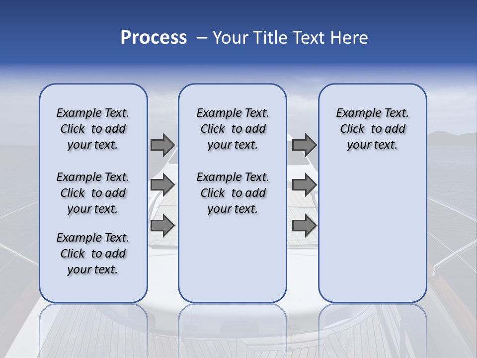 Boat Speed Ocean PowerPoint Template