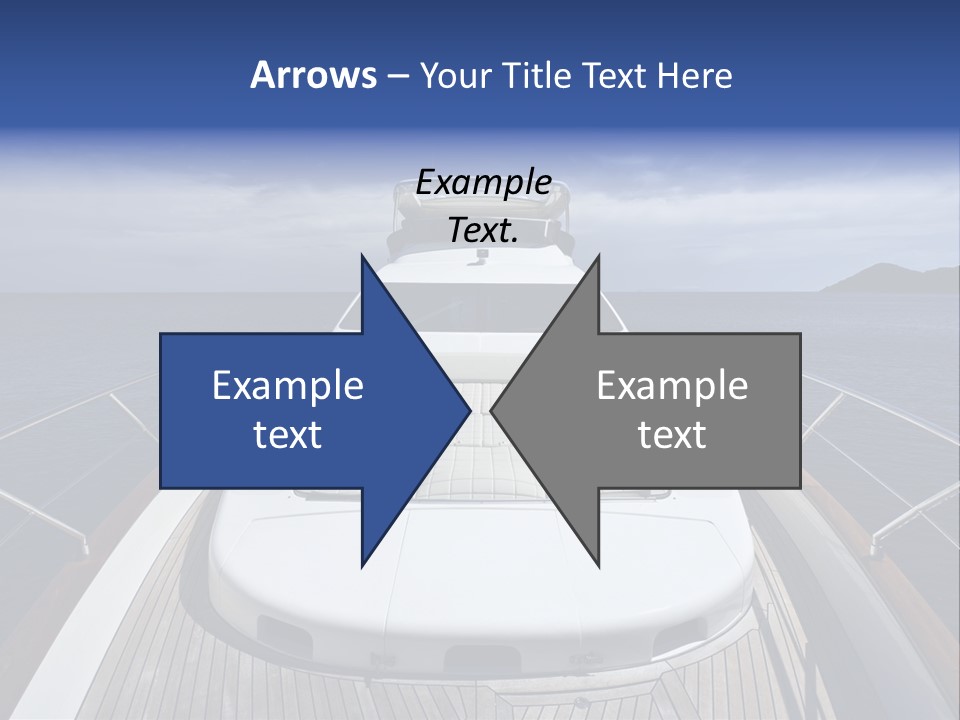 Boat Speed Ocean PowerPoint Template