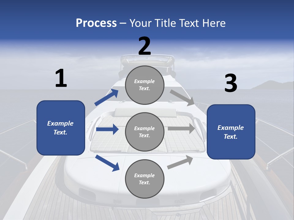 Boat Speed Ocean PowerPoint Template