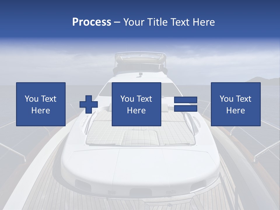 Boat Speed Ocean PowerPoint Template