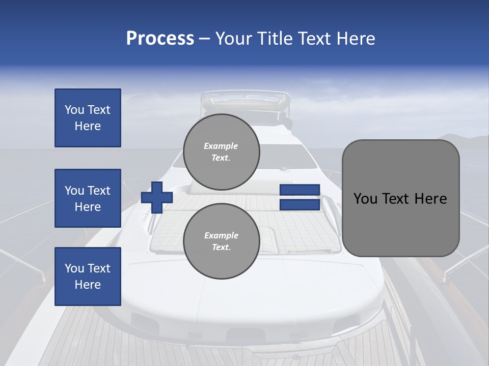 Boat Speed Ocean PowerPoint Template