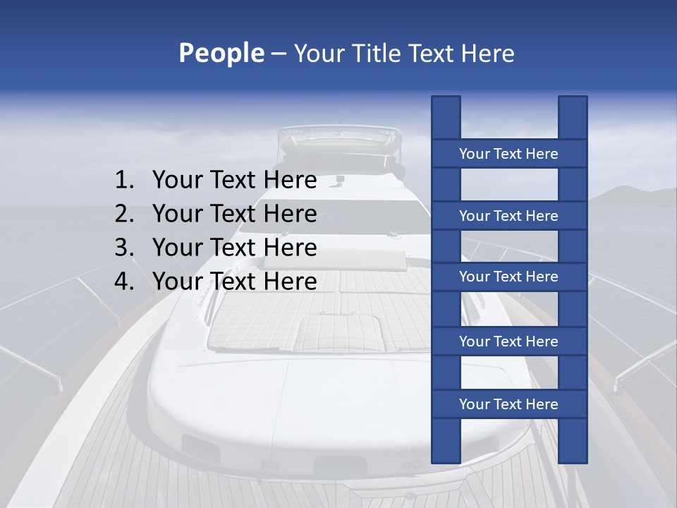 Boat Speed Ocean PowerPoint Template