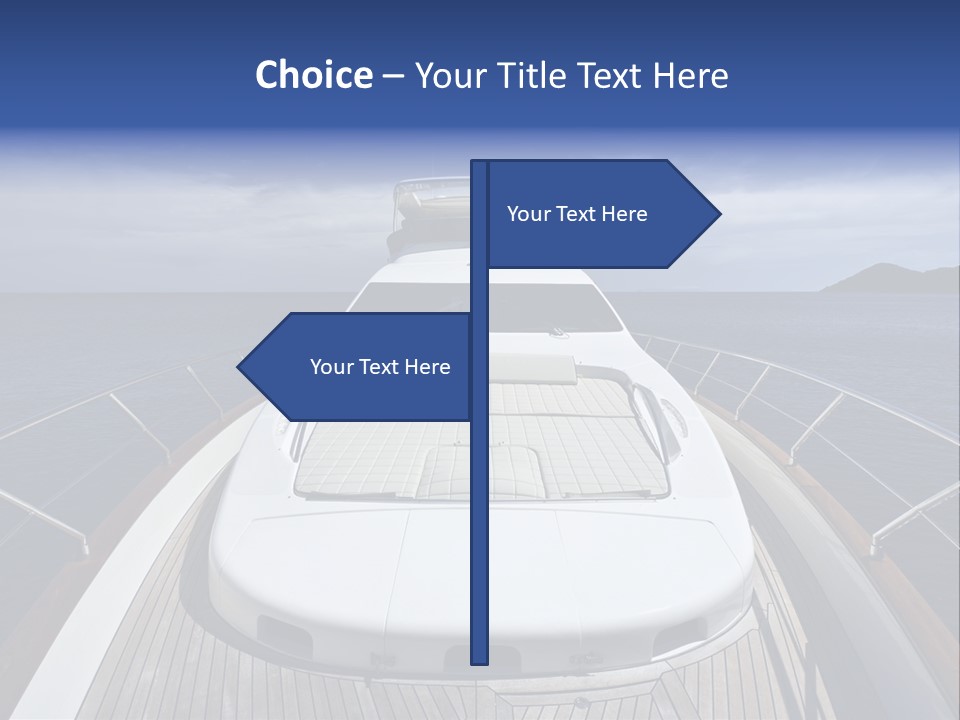 Boat Speed Ocean PowerPoint Template