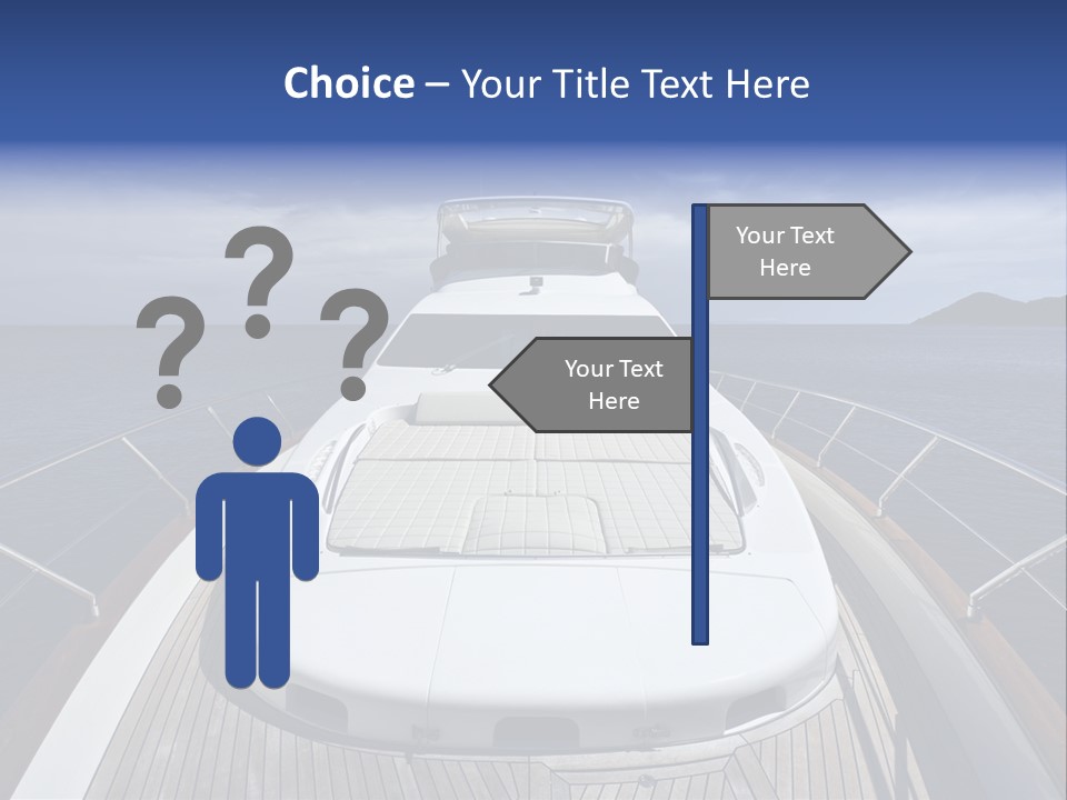 Boat Speed Ocean PowerPoint Template