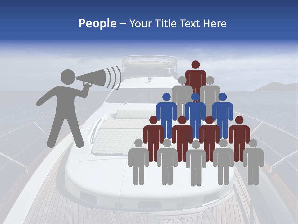 Boat Speed Ocean PowerPoint Template