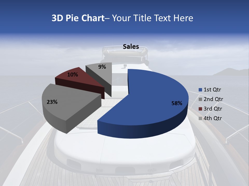 Boat Speed Ocean PowerPoint Template