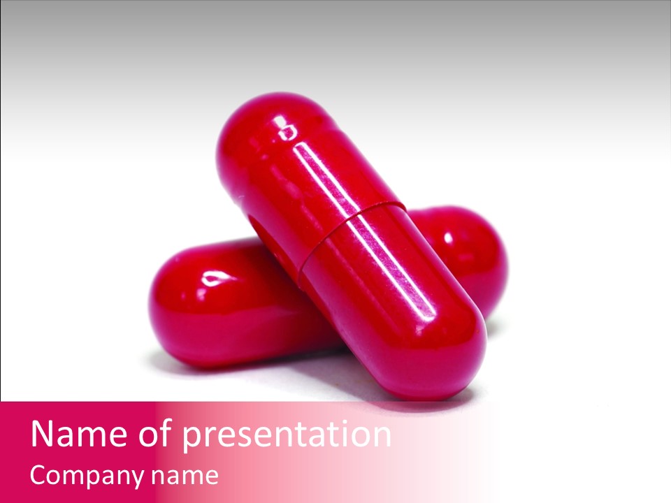 Medical Prescription White PowerPoint Template