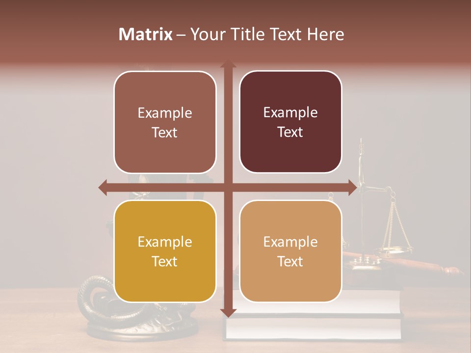 Innocence Lawyer Judgment PowerPoint Template