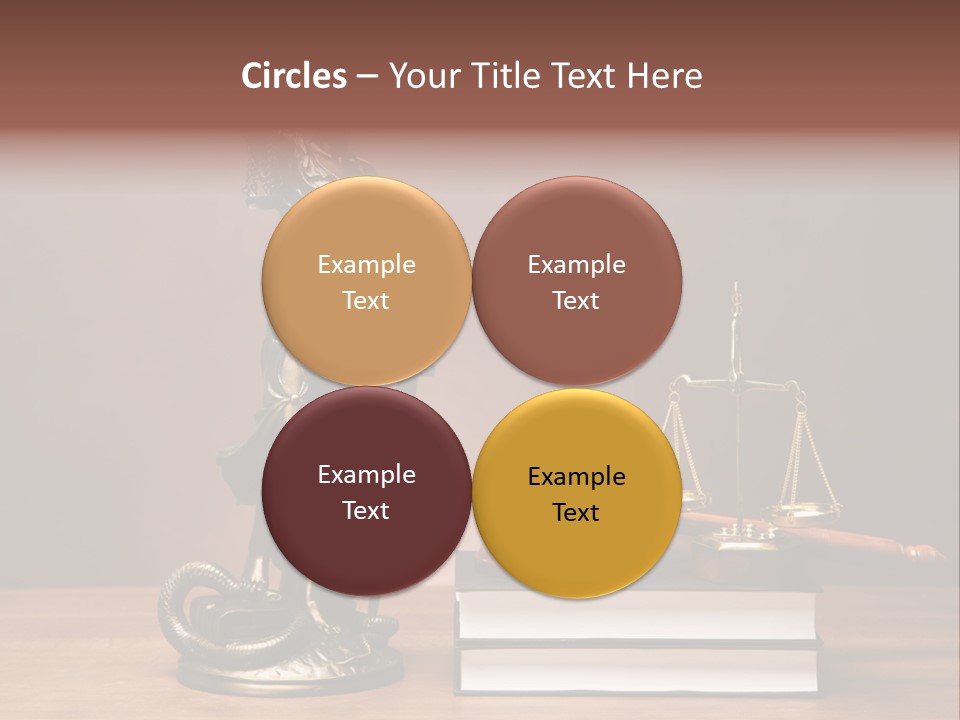 Innocence Lawyer Judgment PowerPoint Template