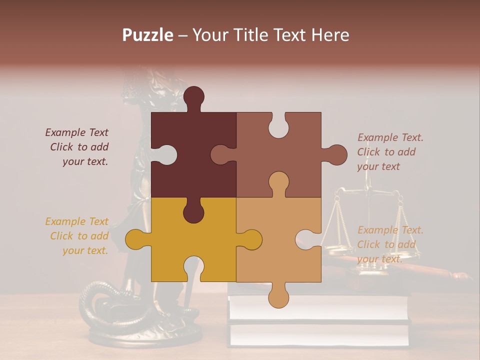 Innocence Lawyer Judgment PowerPoint Template