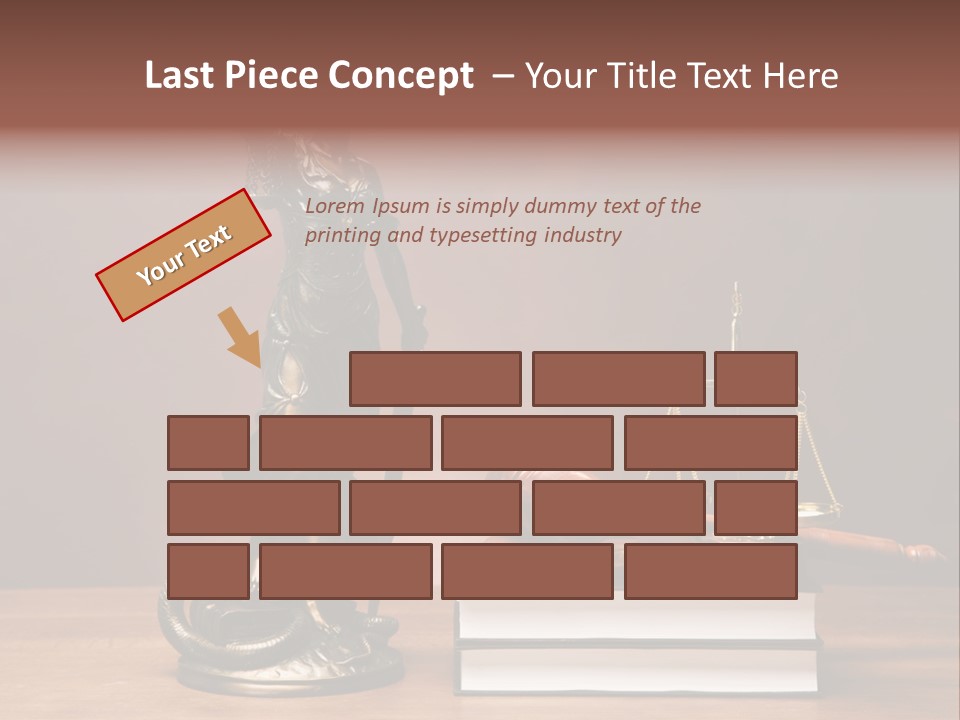 Innocence Lawyer Judgment PowerPoint Template