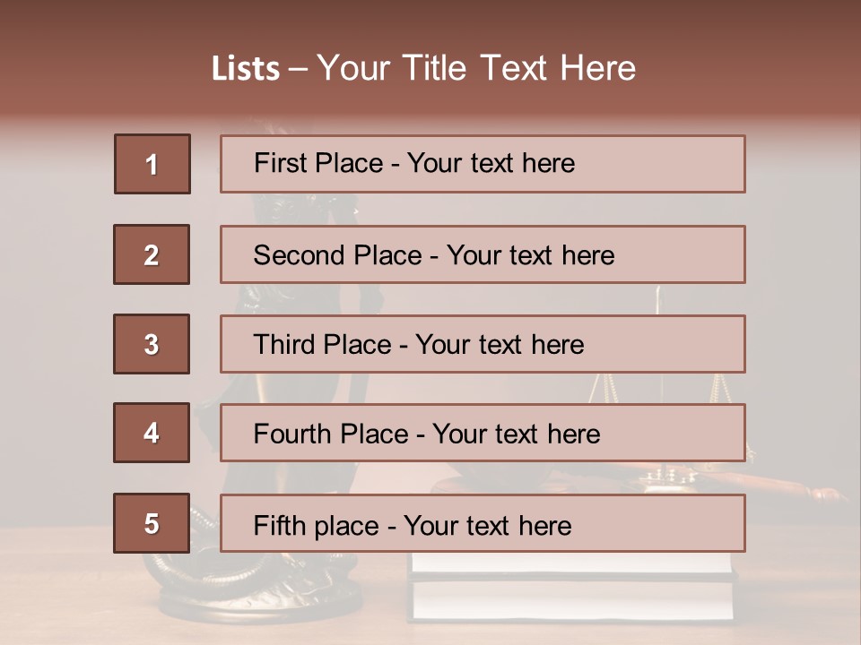 Innocence Lawyer Judgment PowerPoint Template