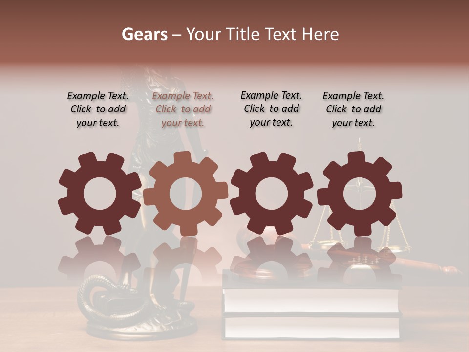 Innocence Lawyer Judgment PowerPoint Template