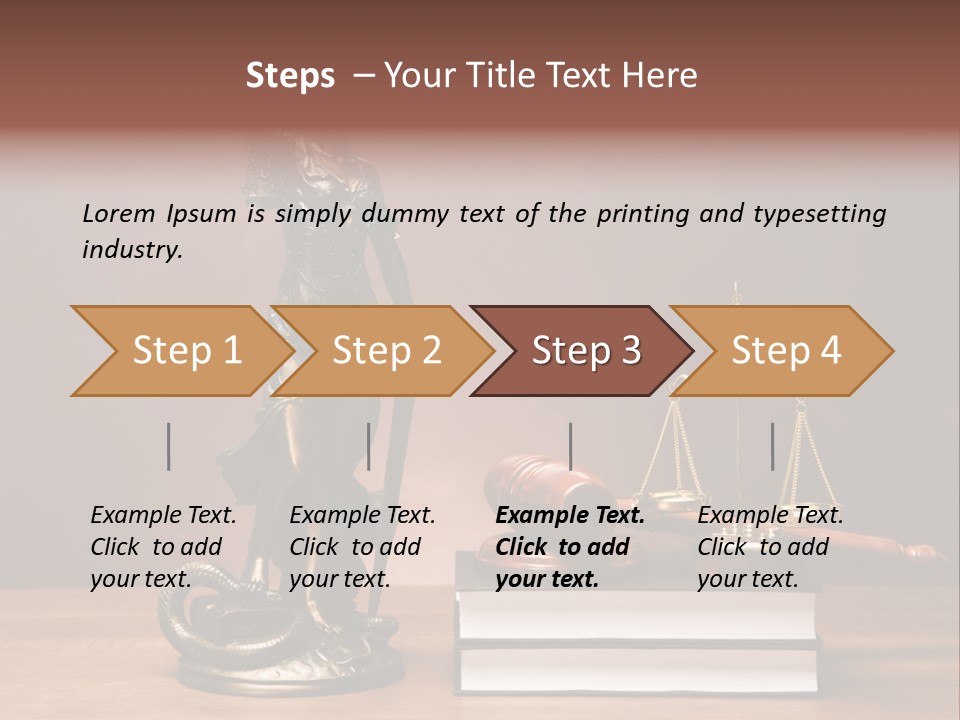 Innocence Lawyer Judgment PowerPoint Template