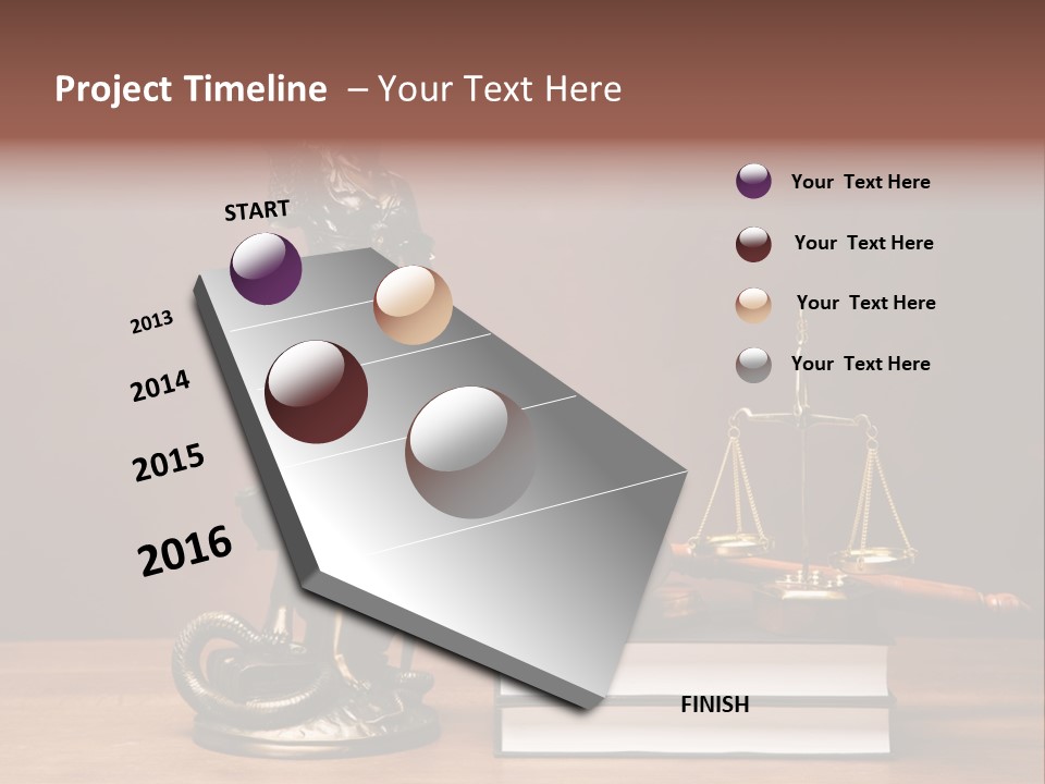 Innocence Lawyer Judgment PowerPoint Template