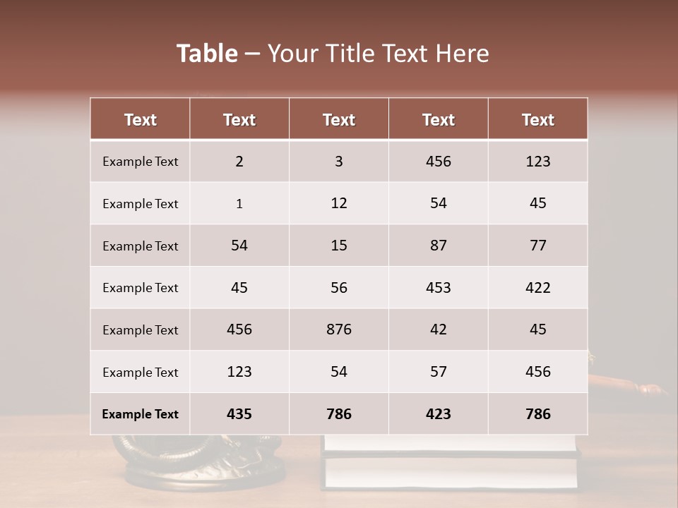 Innocence Lawyer Judgment PowerPoint Template